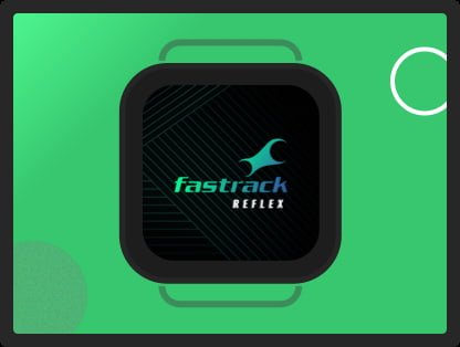 Fastrack Reflex Slay Smartwatch Mockup - OS Design Project